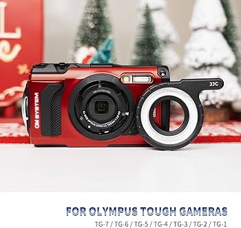 Amazon | JJC LEDライトガイドリング Olympus Tough TG-7 TG7 TG-6 TG6