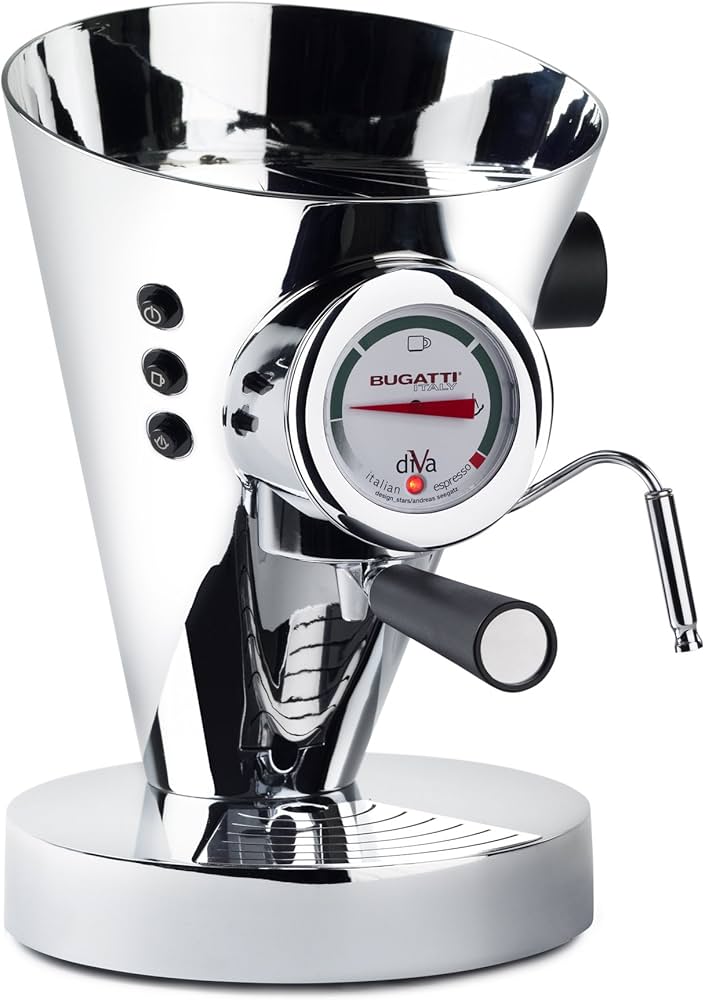Amazon.co.jp: BUGATTI ITALY DIVA ESPRESSO MACHINE CHROME 15-DIVACR