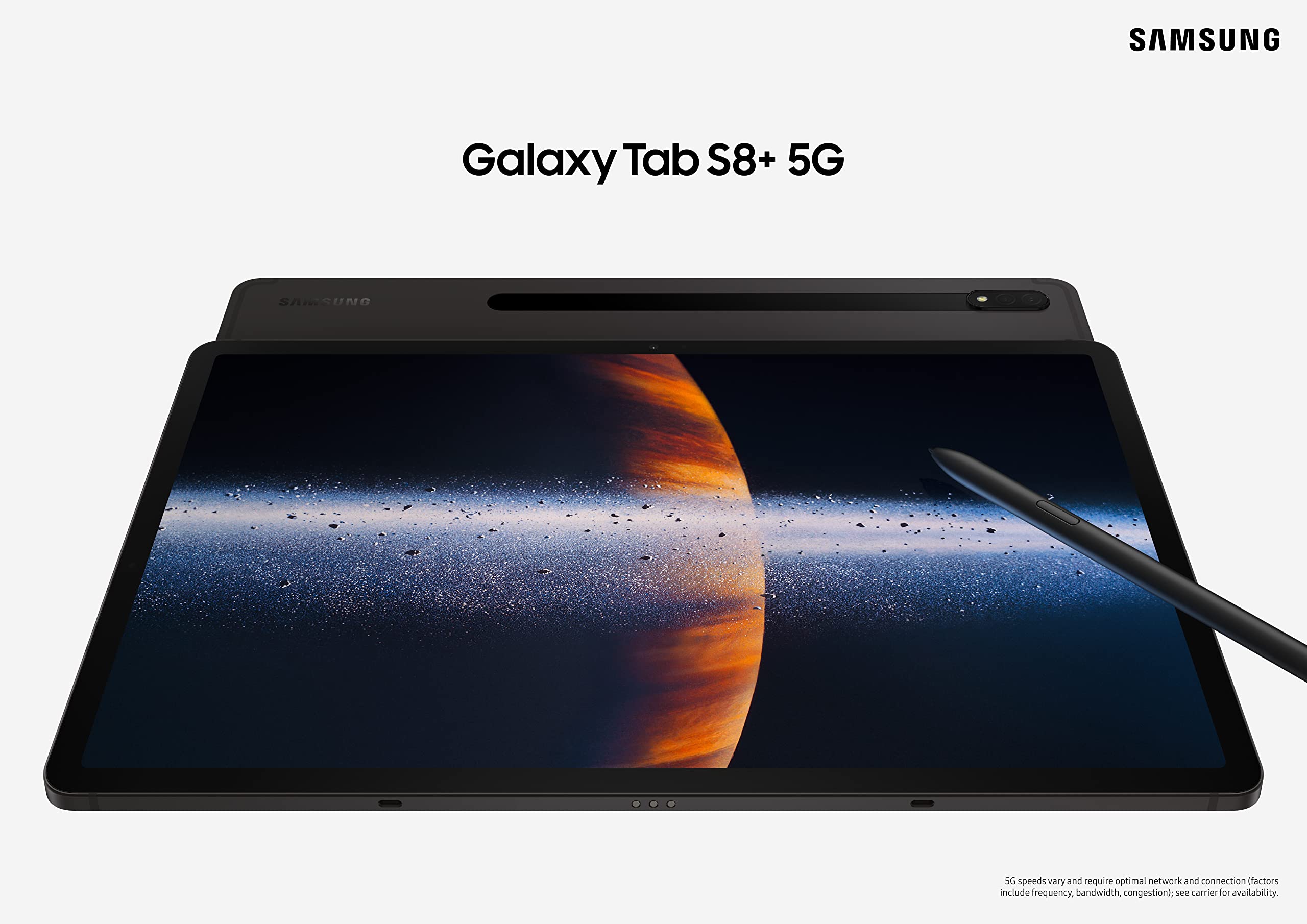 Amazon.com : Samsung Galaxy Tab S8+ 5G (128GB, WiFi + Cellular