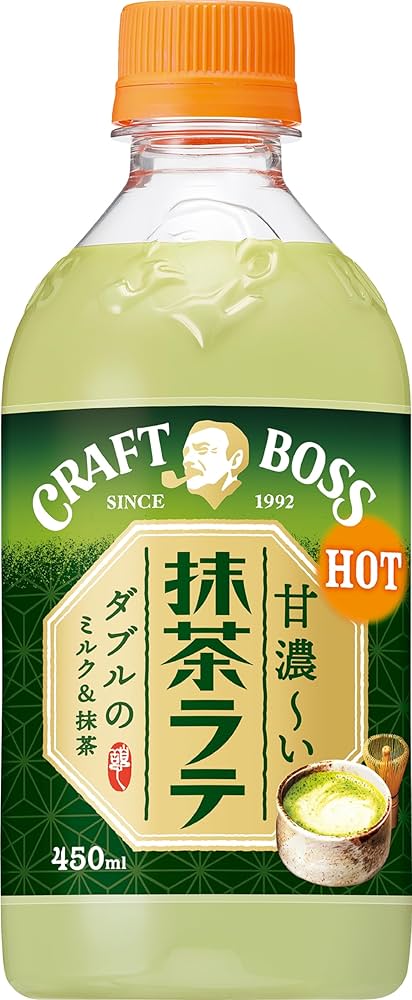 Amazon.co.jp: サントリー クラフトボス 抹茶ラテ ホット 450ml×24本