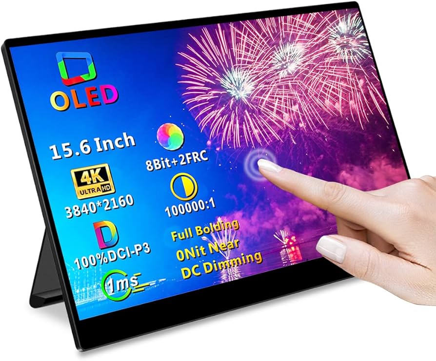 Amazon.com: Magedok OLED Portable Monitor- 4K Portable Laptop