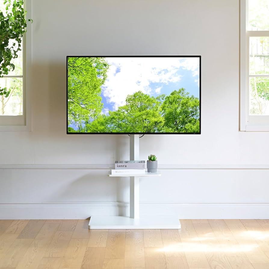 Amazon｜山善(YAMAZEN) テレビスタンド 壁寄せテレビスタンド 棚付き