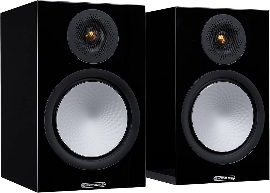 Amazon.com: Monitor Audio Silver 100 New 7G in Black Gloss (Pair