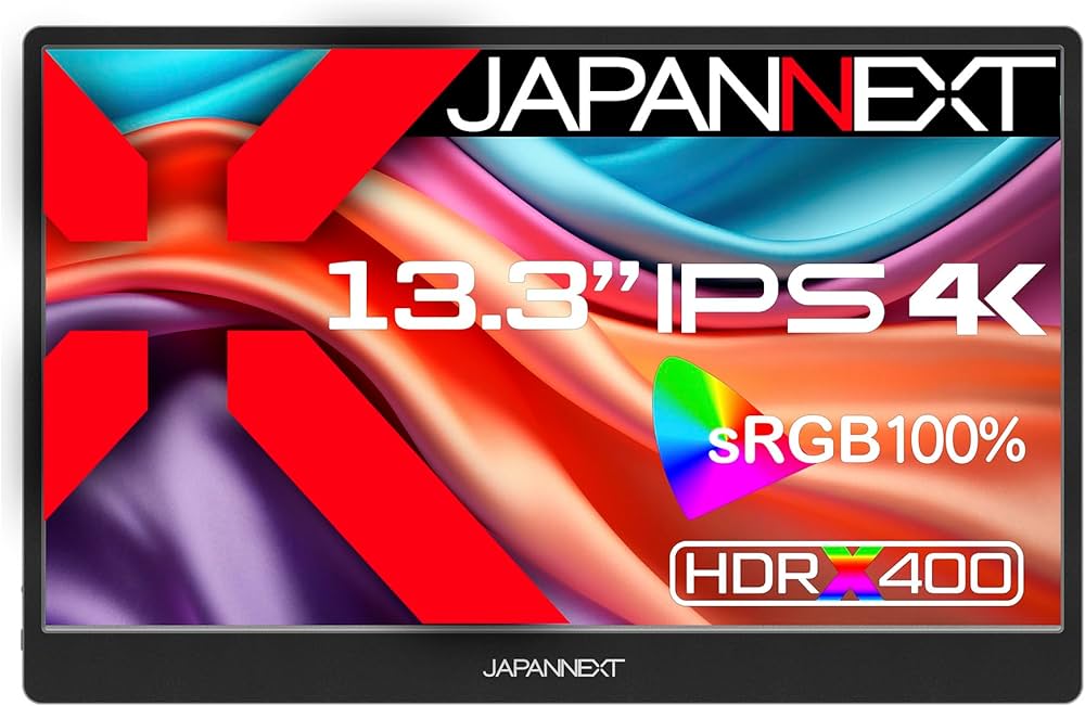 Amazon.co.jp: JAPANNEXT 13.3インチ モバイルモニター IPS パネル 4K