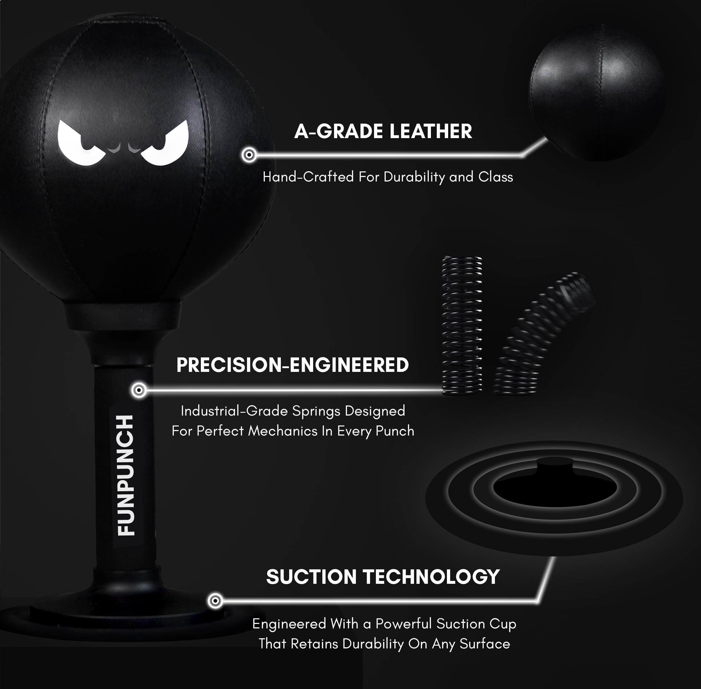 Amazon.co.jp: FUNPUNCH レイジバッグ デスクトップパンチングバッグ