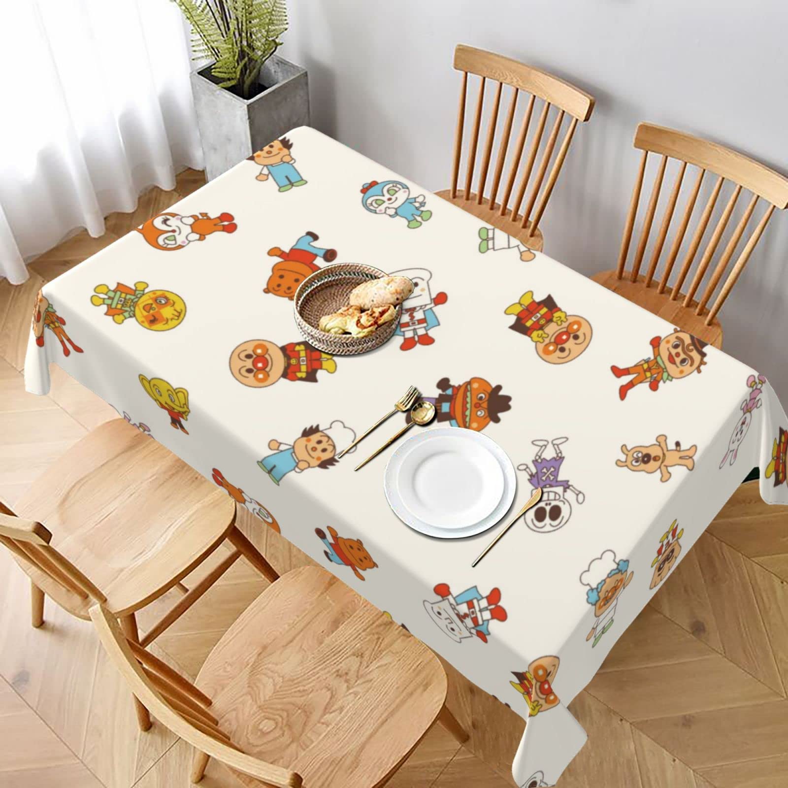 Amazon｜アンパンマン テーブルクロス 上質な防水防油生地で作られてい