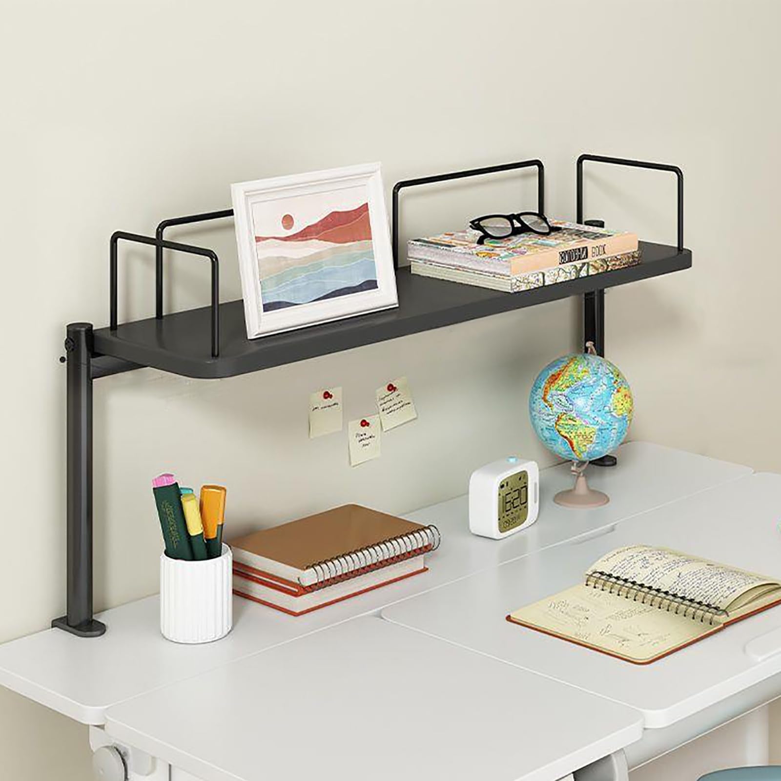 Amazon.com: DYUNCZ Clamp-on Desk Shelf, Clamp on Desk Organizer