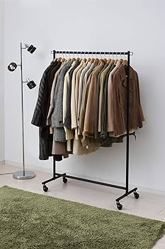 Amazon｜山善(YAMAZEN) ハンガーラック 頑丈 耐荷重85kg シングル 高さ