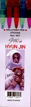 Amazon.co.jp: ヒョンジン グッズ ボールペン 5本セット + ステッカー
