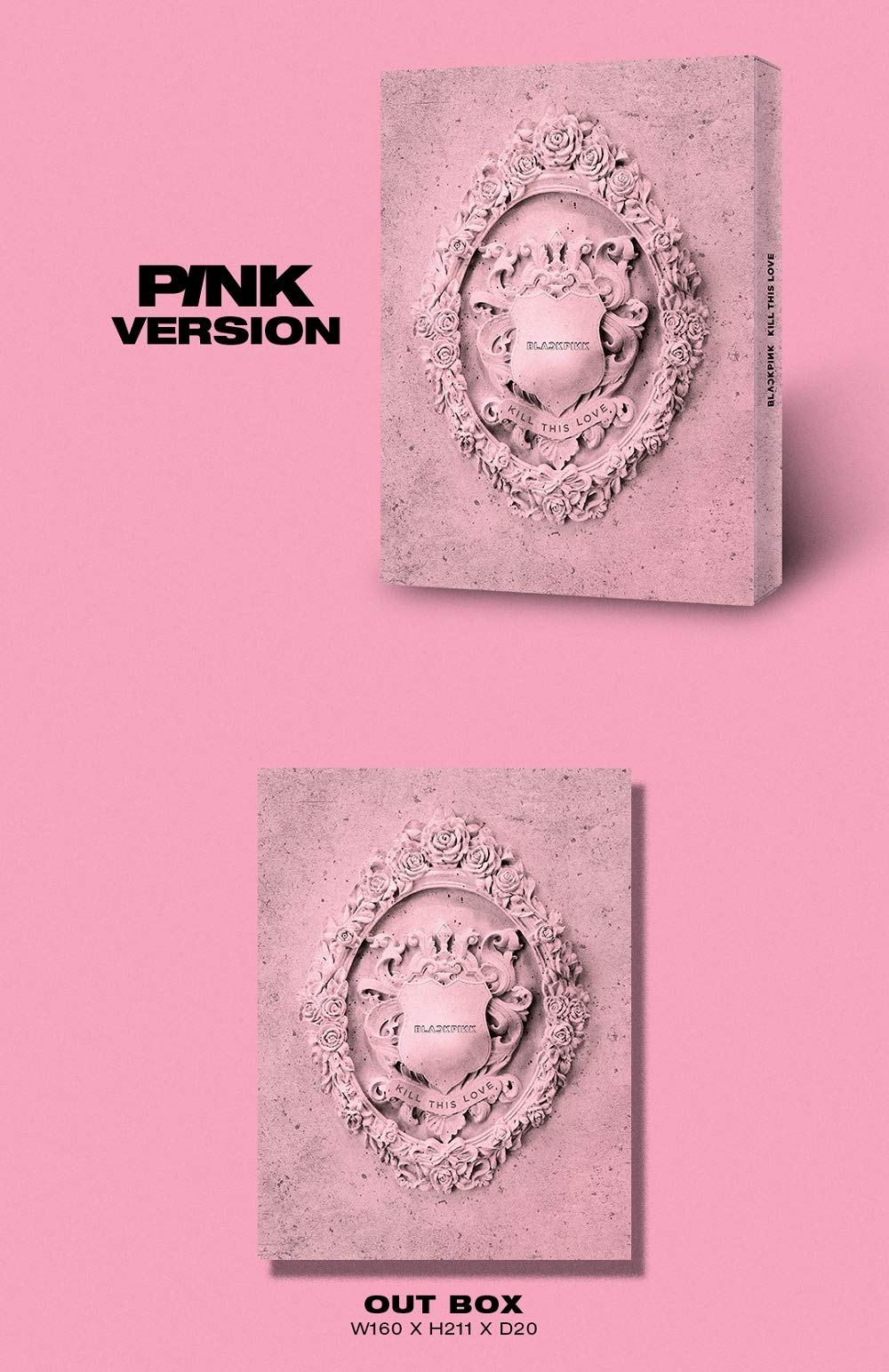 Amazon.com: BLACKPINK - KILL THIS LOVE [PINK+BLACK ver. SET] (2nd