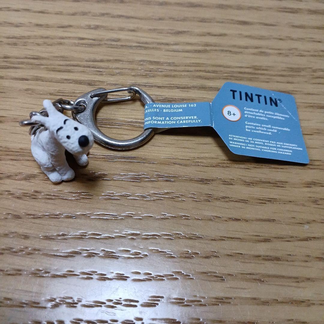 Amazon.co.jp: TINTIN スノーウィ キーホルダー 絵本 QOKE : ベビー