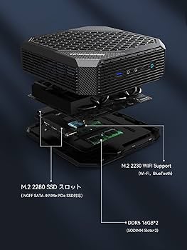 Amazon.co.jp: MINISFORUM HX99G ミニ PC AMD RYZEN 9 6900HX DDR5