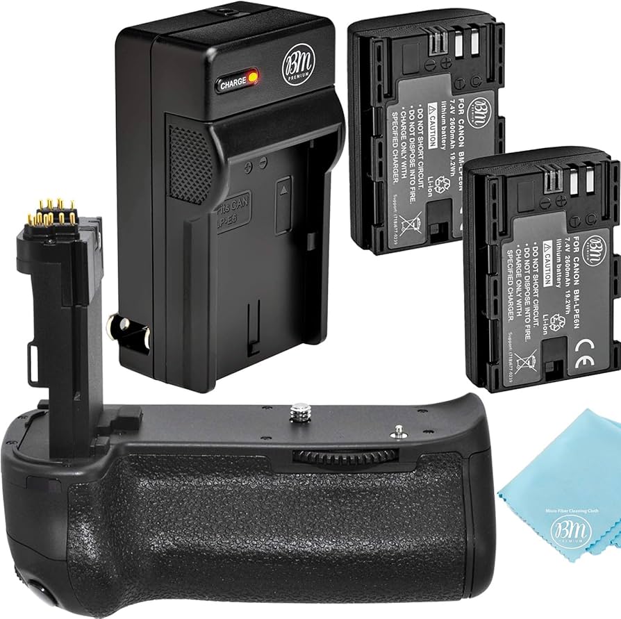 Amazon.com : Battery Grip Kit for Canon EOS 70D, EOS 80D, EOS 90D