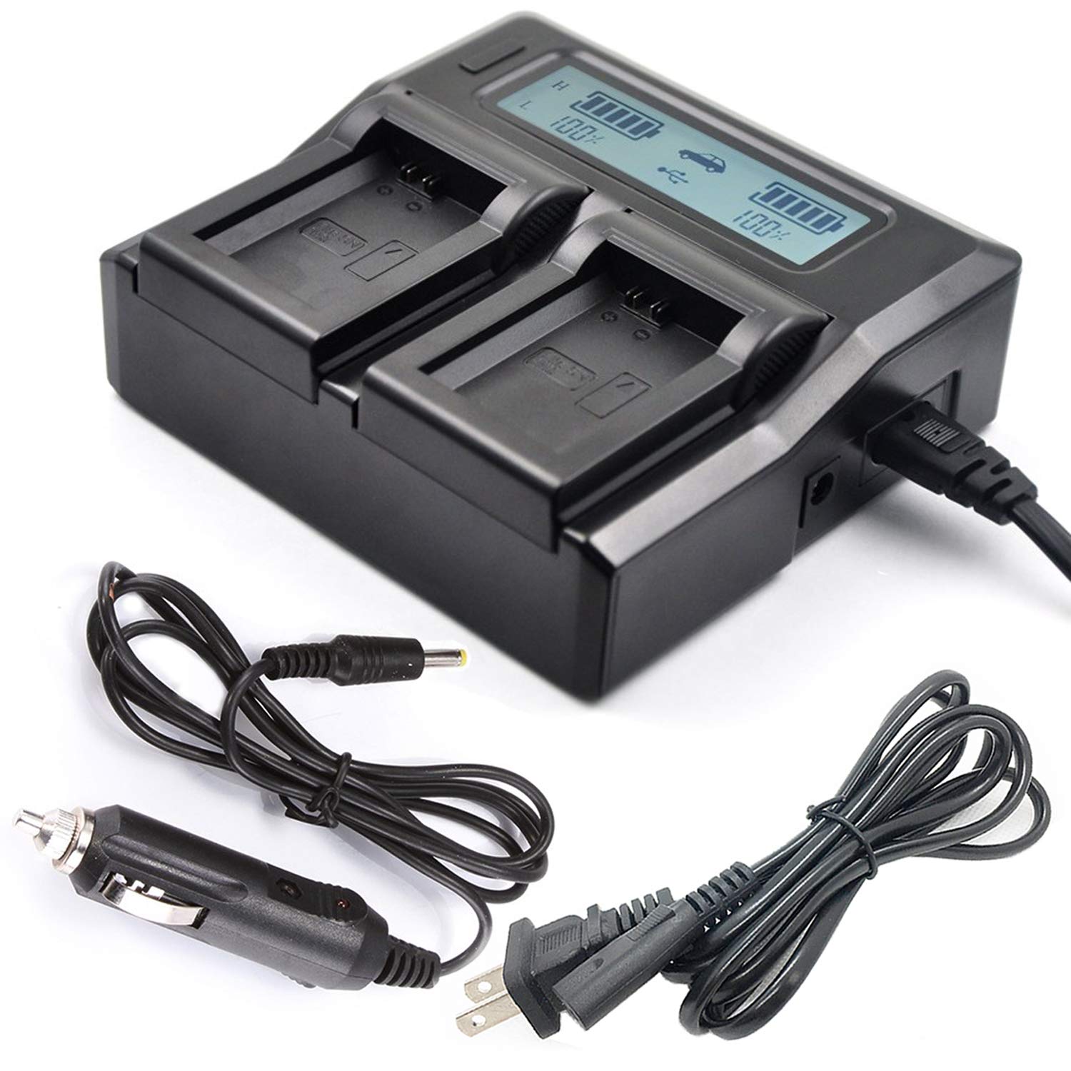 Amazon.com : LCD Dual Fast Battery Charger for Sony Alpha 7R, a7R