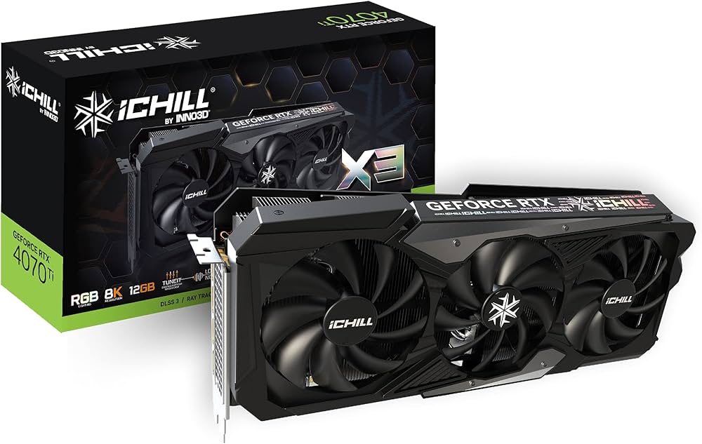Amazon | Inno3D GeForce RTX4070 TI iChill X3 12GB。 | INNO3D