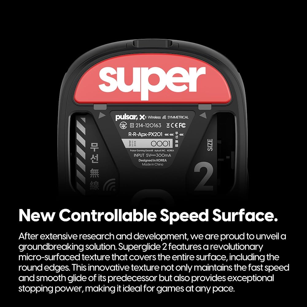 Amazon.co.jp: Pulsar Gaming Gears Superglide2(Type C) マウスソール