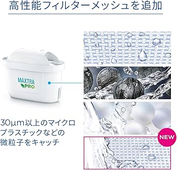 Amazon｜ブリタ カートリッジ 浄水器 ポット型 交換用 4個入 PFOS/PFOA
