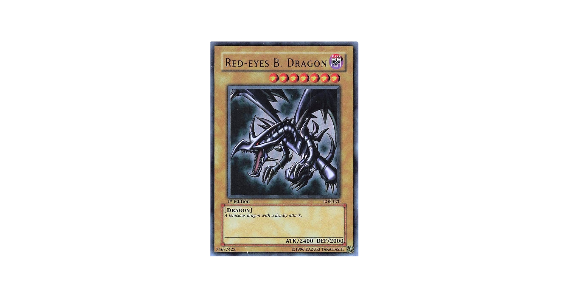 Amazon.co.jp: 遊戯王カード 英語版 RED-EYES B.DRAGON 真紅眼の黒竜