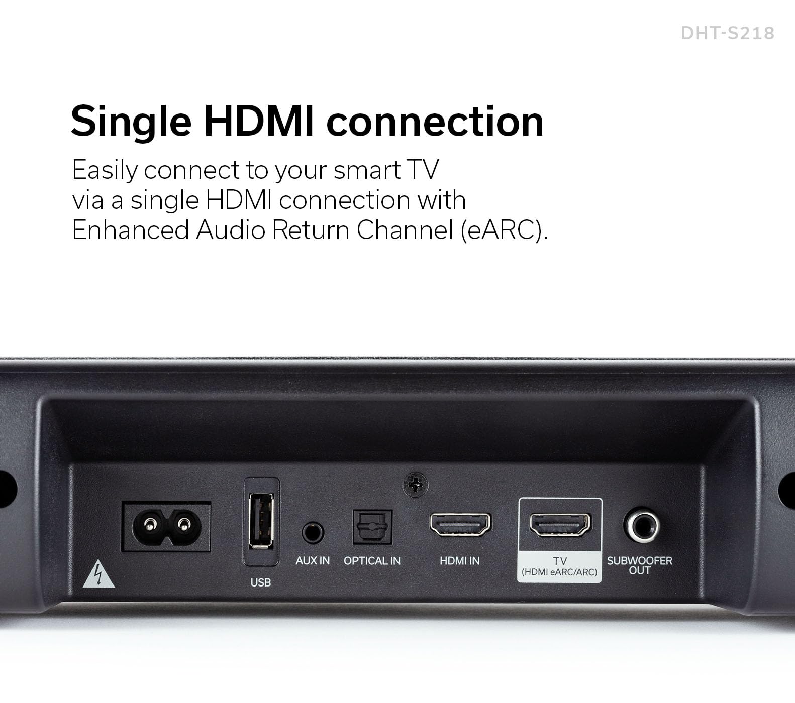 Amazon.com: Denon DHT-S218 Sound Bar (Black), 2.1-Channel, 3D