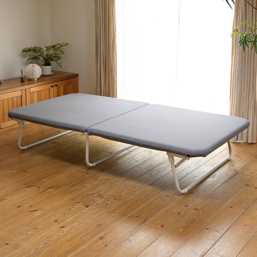 Amazon｜山善(YAMAZEN) 折りたたみベッド 【完成品】シングル 耐荷重