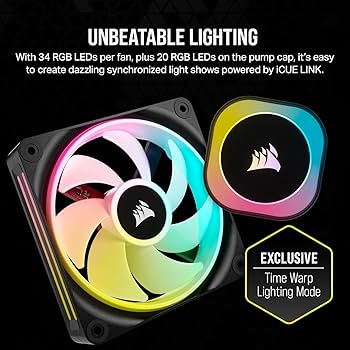 Amazon | Corsair iCUE LINK H100i RGB 簡易水冷CPUクーラー RGB搭載