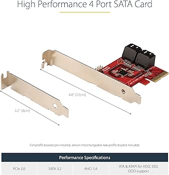 Amazon | StarTech.com SATA 4ポート増設 PCI Expressインターフェース