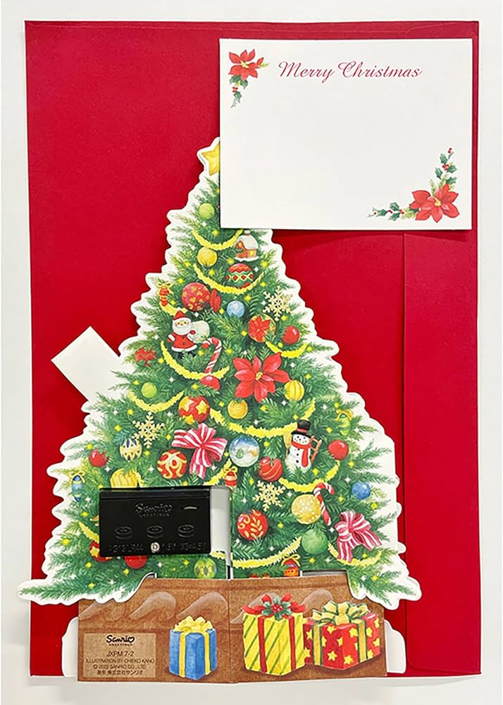 Amazon.co.jp: サンリオ クリスマスカード メロディ-カード カラフル