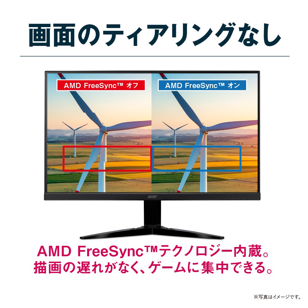 Amazon.co.jp: Acer ゲーミングモニター KG271bmiix 27インチ 応答速度