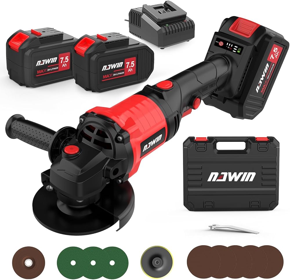 Amazon | ナウィン 20V 充電式ディスクグラインダー ブラシレス