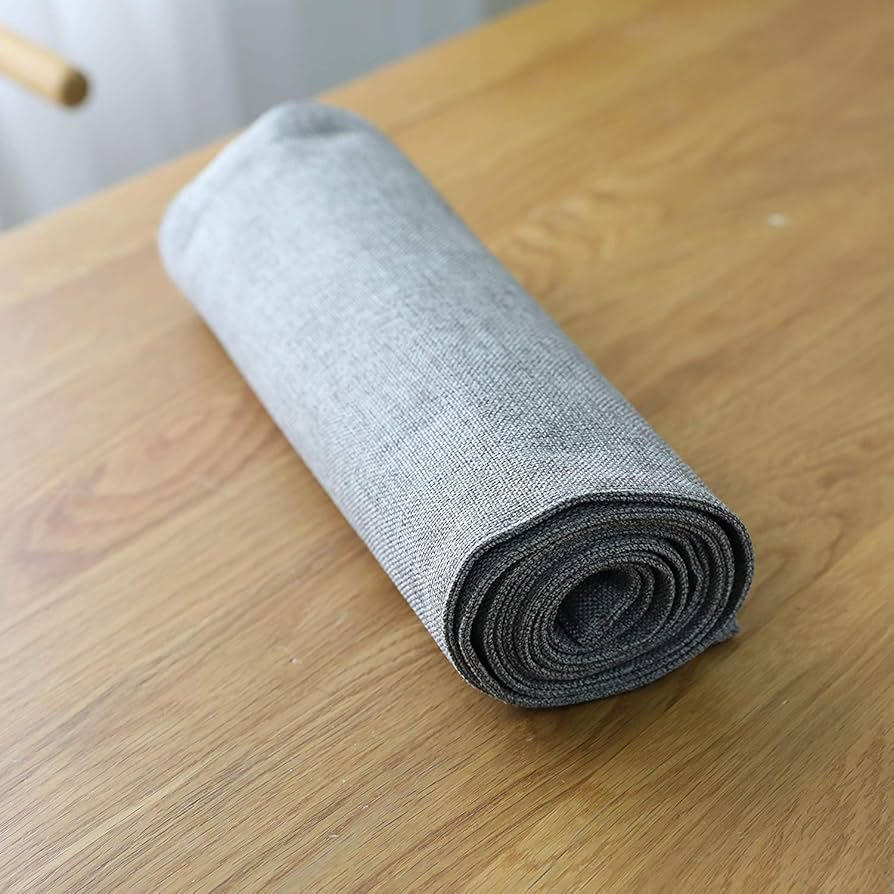 Amazon｜Khooti両面ウォッシャブルポリジュートテーブルランナー耐熱