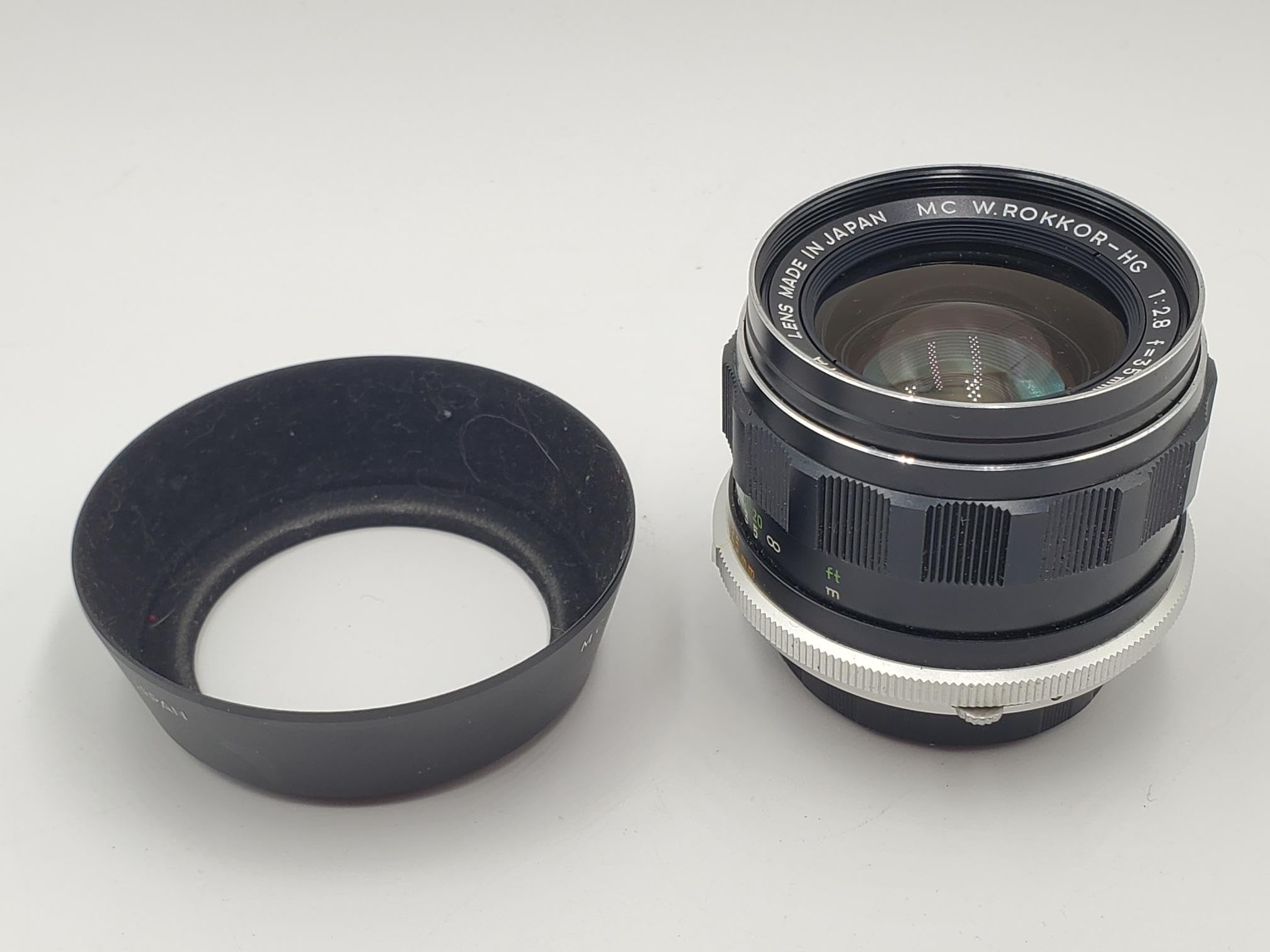 Amazon.co.jp: MINOLTA ミノルタ MC W.ROKKOR-HG 35mm F2.8 : 家電＆カメラ