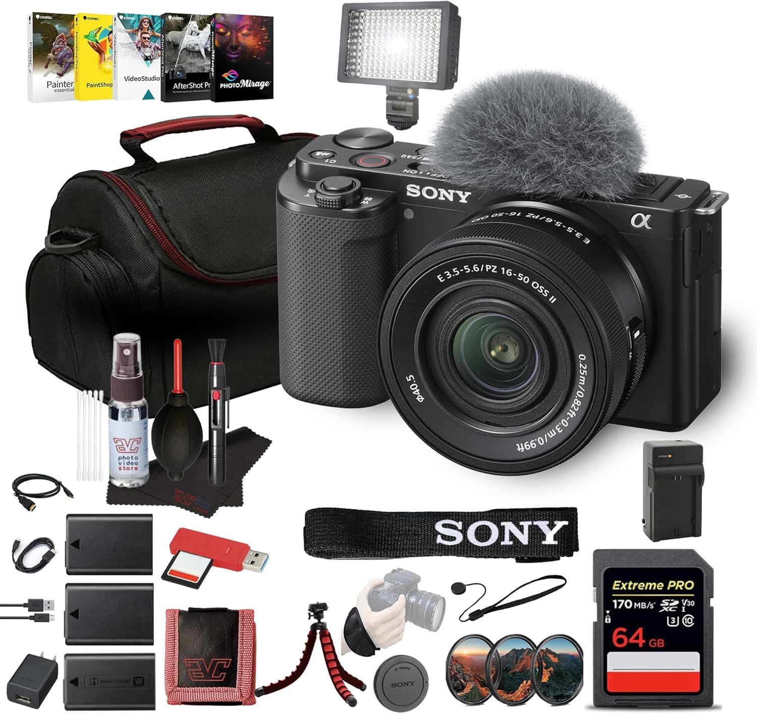 Amazon.com : Sony ZV-E10 Mirrorless Camera Kit with 16-50mm II