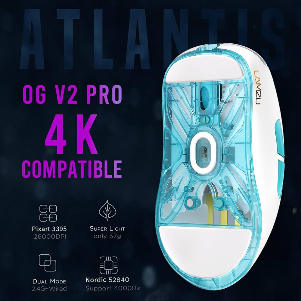 Amazon.in: Buy Lamzu Atlantis OG V2 Pro Wireless Gaming Mouse