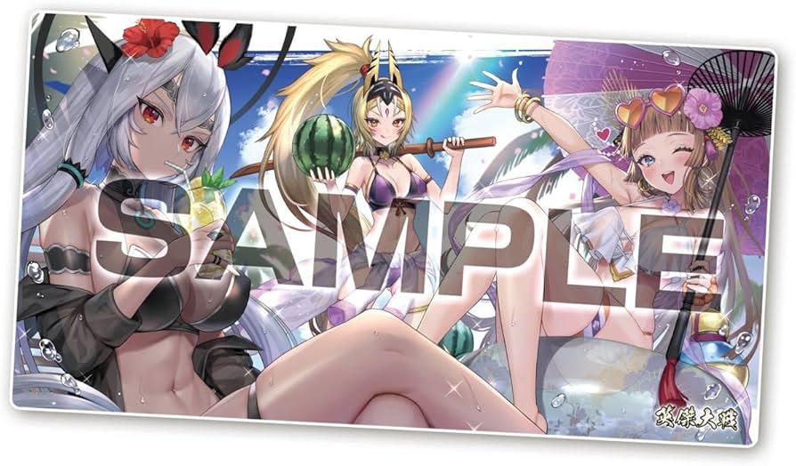 英傑大戦 スペシャルグッズキャンペーン オリジナルデスクマット 艶夏