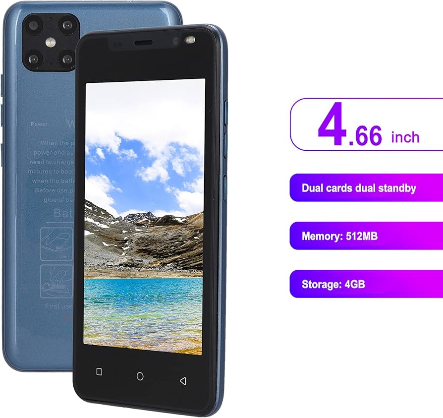 Amazon | 3G スマホ 本体 4.66インチ スマートフォン本体 ロック解除