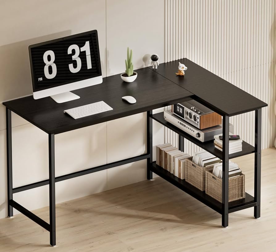 Amazon | L字デスク ゲーミングデスク 机 PCデスク 幅110cm パソコン