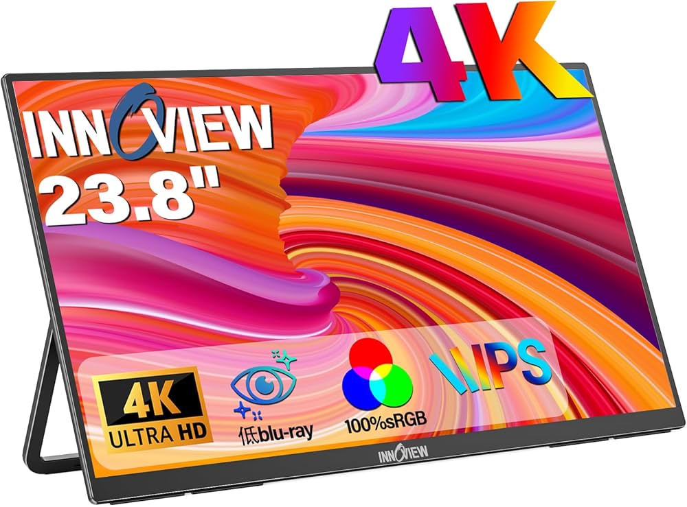 Amazon.co.jp: InnoView モバイルモニター 23.8インチ 4K モバイル