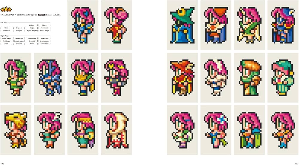 Amazon.co.jp: FF DOT. -The Pixel Art of FINAL FANTASY