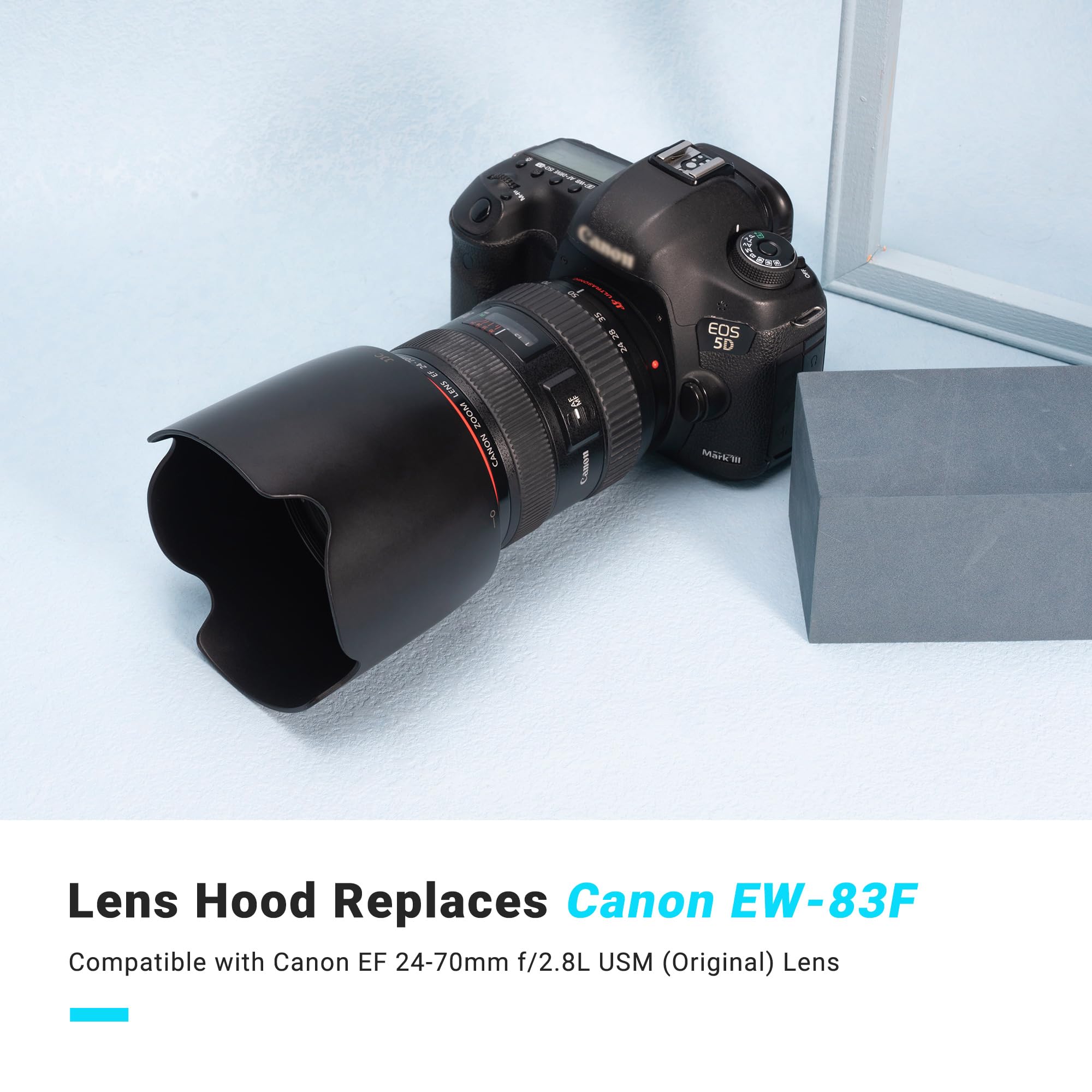 Amazon | JJC 可逆式 レンズフード 花形 Canon EW-83F 互換 EF 24-70mm