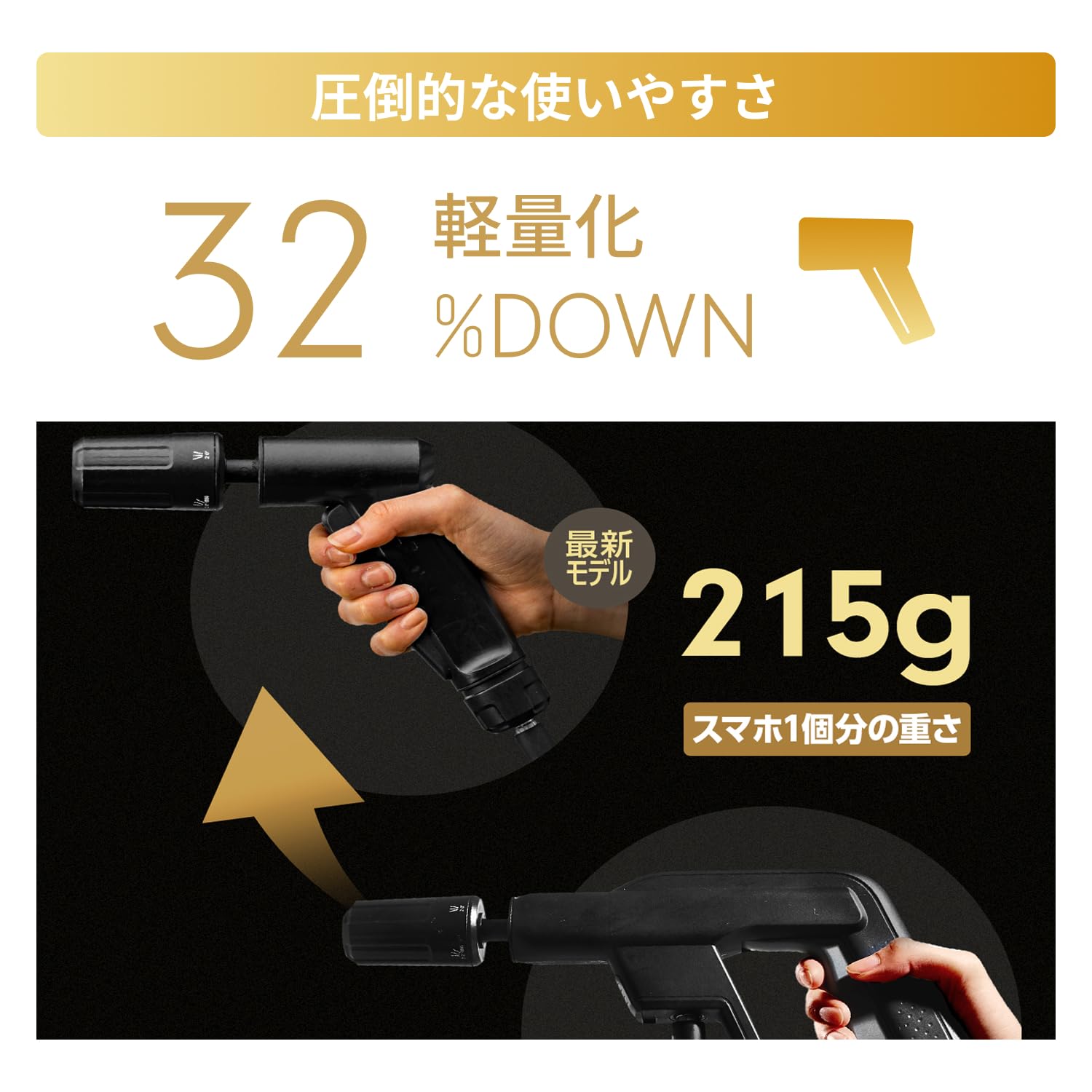 Amazon | T-PROFESSIONAL 高圧洗浄機 2.0 スタンダードセット ハンディ