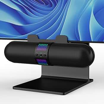 Amazon.co.jp: BESTISAN PCスピーカー USB給電 有線 小型サウンドバー