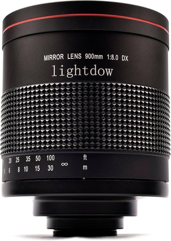Amazon | Lightdow 900mm F8.0 望遠ミラーレンズ + T2マウント