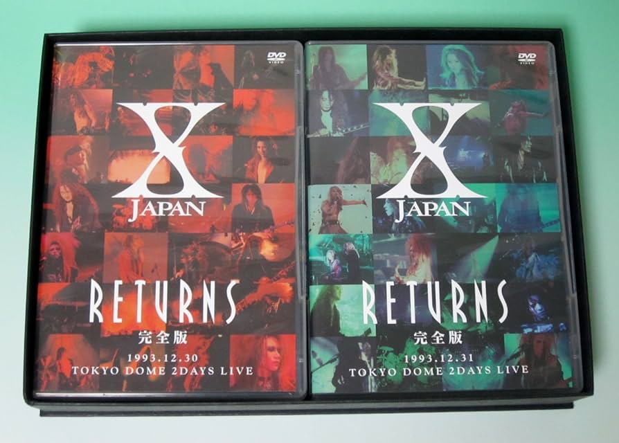 Amazon.co.jp: X JAPAN RETURNS 完全版 DVD-BOX : X JAPAN: DVD