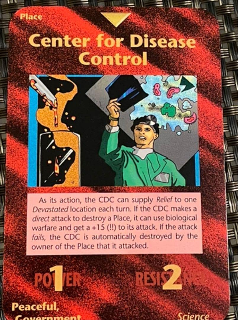 Amazon.co.jp: イルミナティカード CDC 米疾病対策センター 限定版
