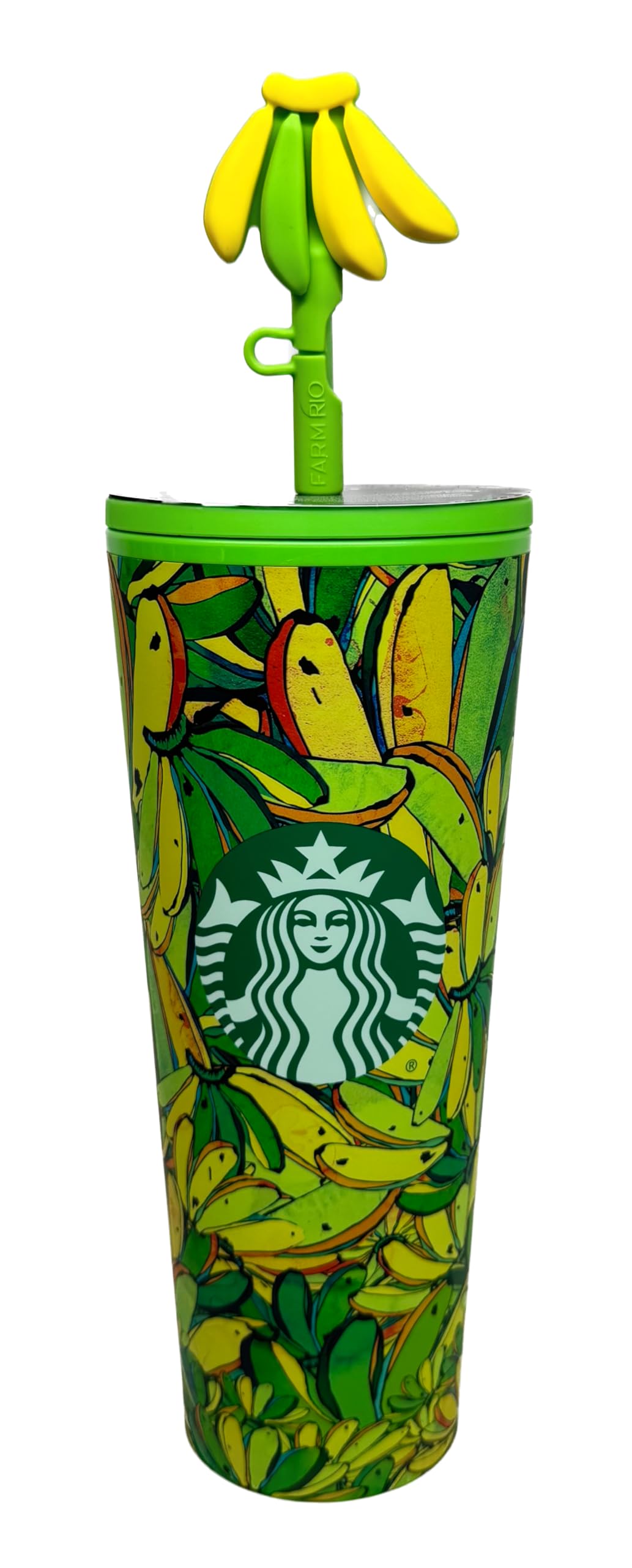 Amazon.com | Starbucks x FARM Rio 2025 Banana Board Cold Cup