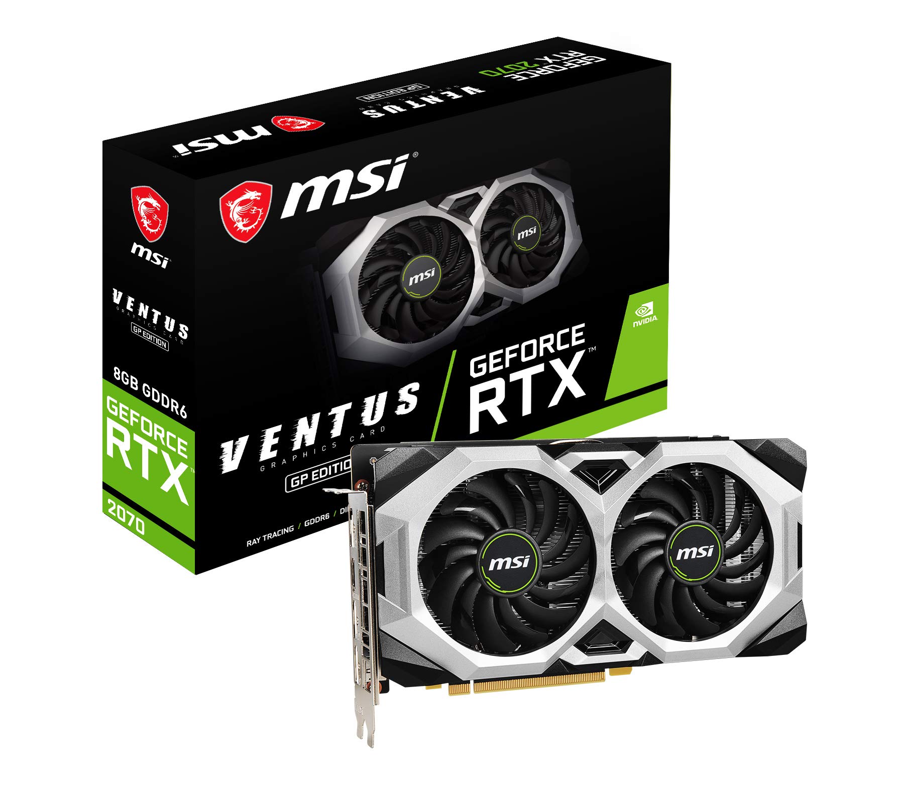 Amazon | MSI GeForce RTX 2070 VENTUS GP グラフィックスボード