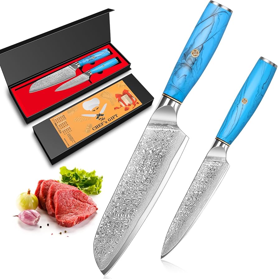 Amazon | KyushuBlade 包丁2本セット【三徳包丁+ペティナイフ】プロ用