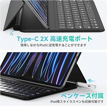 Amazon.co.jp: Zspeed iPad キーボードケース スマートコネクタ付き