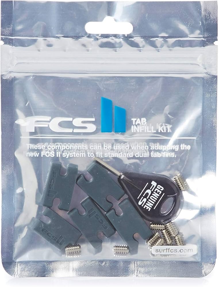 Amazon.com : FCS II Compatibility Kit - Tab Infill Kit : Surfboard