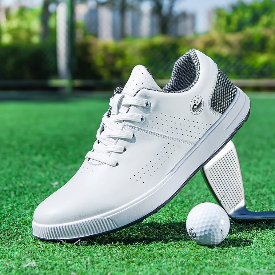 Amazon.co.jp: 男性用スパイクレスゴルフシューズ、防水ゴルフシューズ